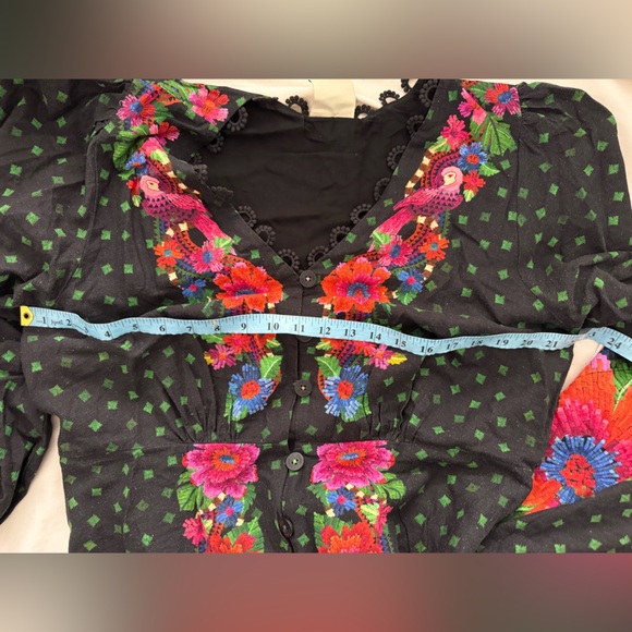 FARM Rio Black Floral Maxi Dress - Picture 11 of 11